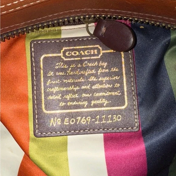 Coach legacy double handled satchel - Picture 4 of 11